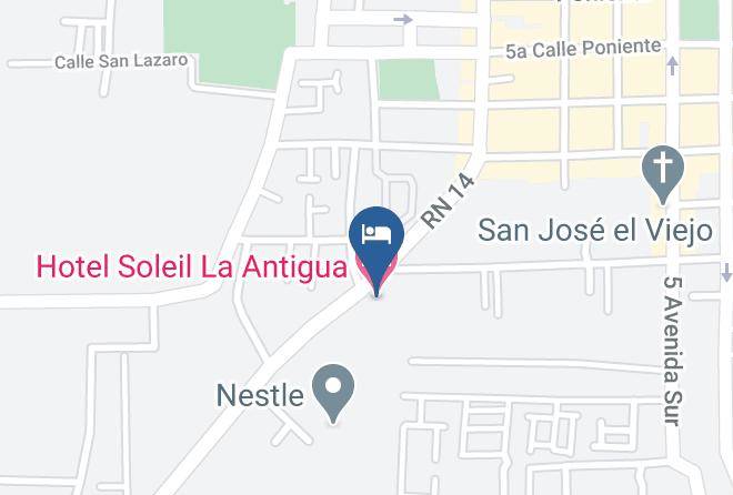 Antigua Guatemala - Hotel Soleil La Antigua Maps