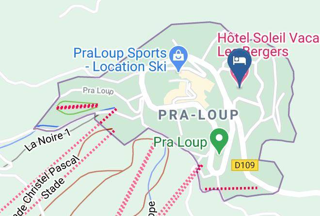Alpes De Haute Provence - Hotel Soleil Vacances Les Bergers Maps