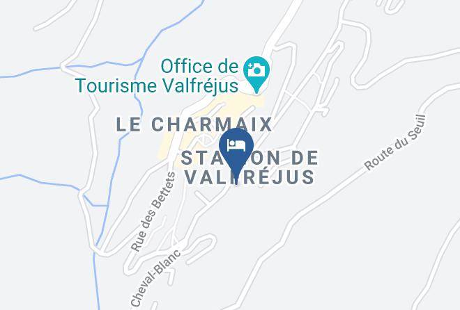 Savoie - Hotel Soleil Vacances Valfrejus Maps