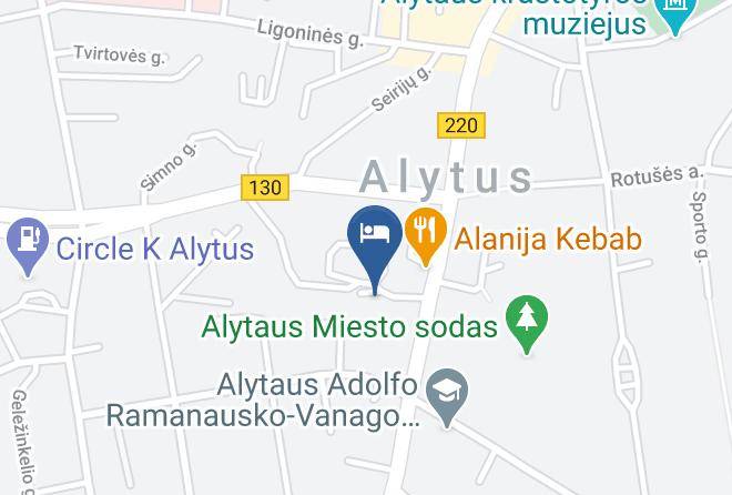Alytus - Hotel Solena Maps