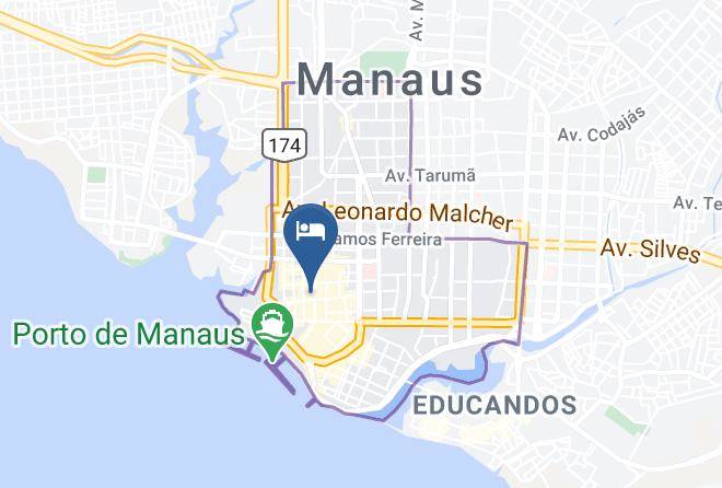 Manaus - Hotel Solimoes Turismo Maps