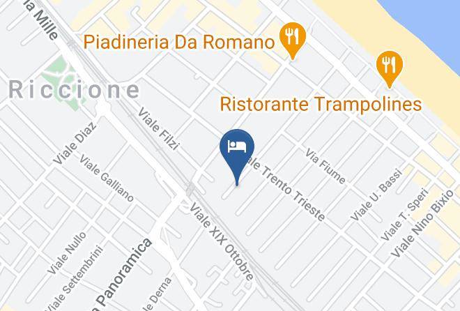 Rimini - Hotel Solitude Maps