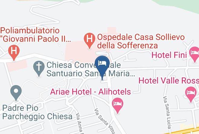 Foggia - Hotel Sollievo San Gennaro Maps