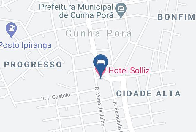 Cunha Pora - Hotel Solliz Maps