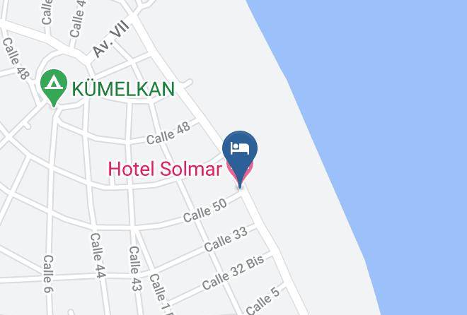 Mar Del Tuyu - Hotel Solmar Maps