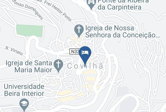 Covilha - Hotel Solneve Maps