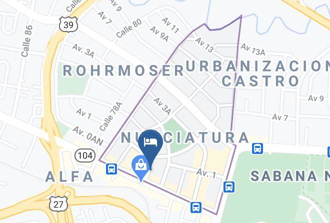 San Jose - Hotel Solo Bueno Deluxe Maps