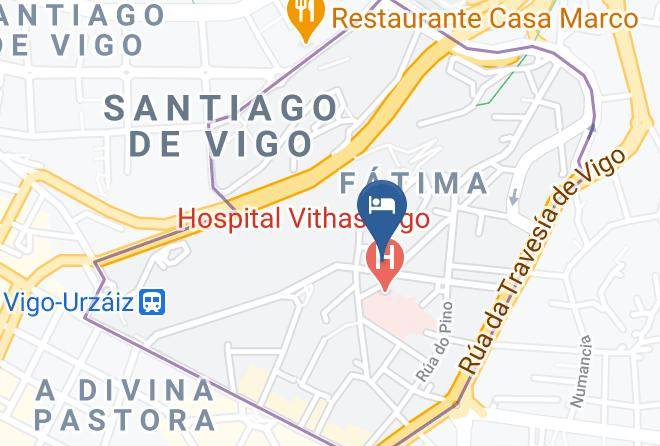 Pontevedra - Hotel Solpor Maps