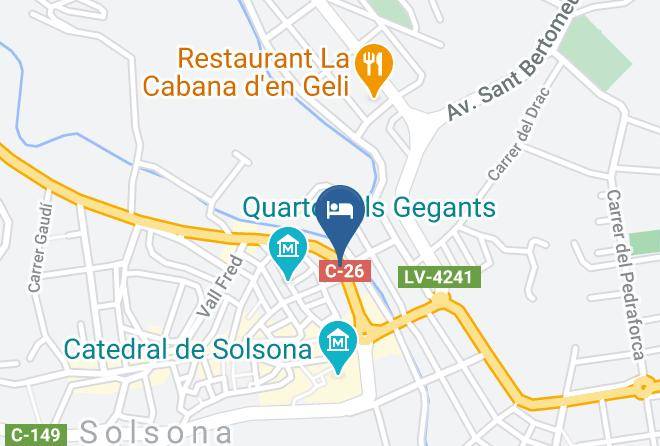 Lleida - Hotel Solsona Centre Maps
