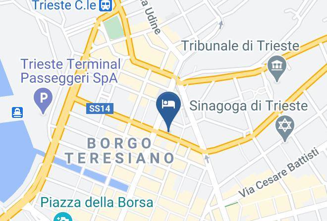Trieste - Hotel Solun Maps