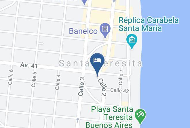 Mar Del Tuyu - Hotel Solyma Maps