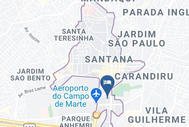 Sao Paulo Santana - Hotel Sombra Maps
