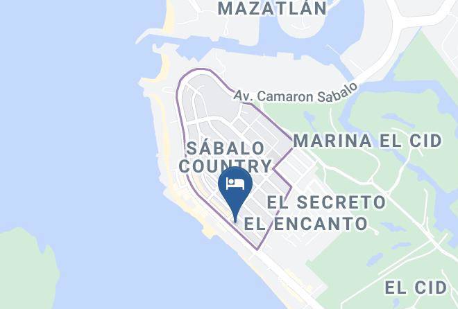 Mazatlan - Hotel Sombrero Suites Maps