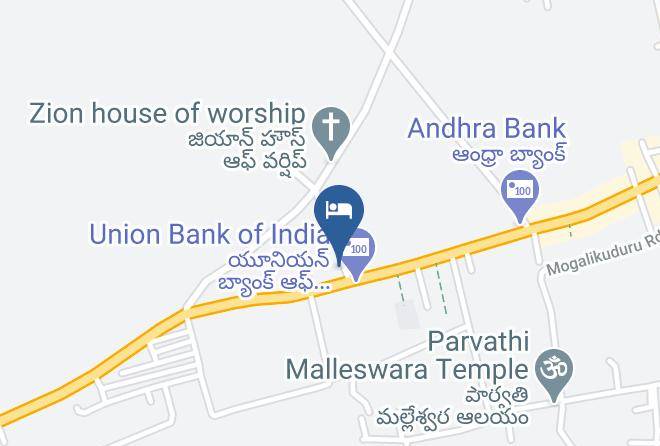 Razole - Hotel Somisetty Landmark Konaseema Maps