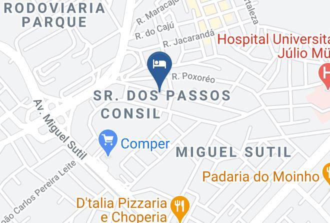 Cuiaba - Hotel Soneca Maps