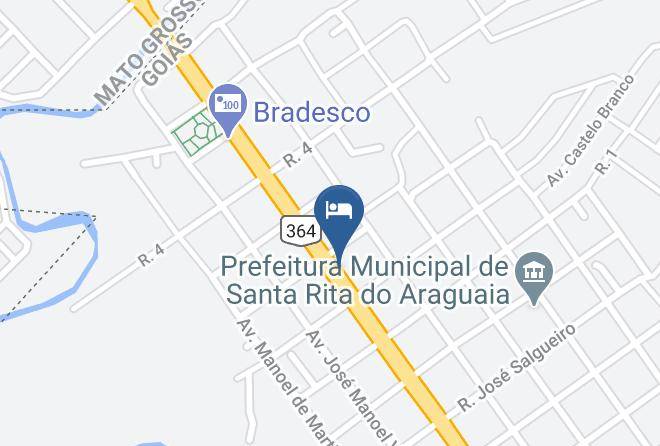 Santa Rita Do Araguaia - Hotel Soneca Maps