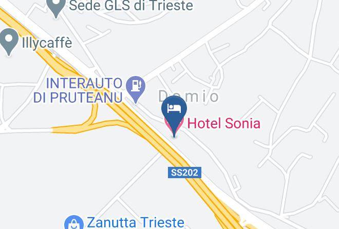 Trieste - Hotel Sonia Maps