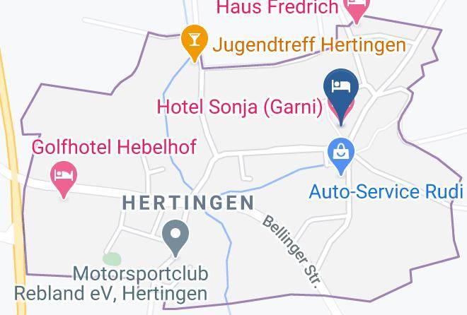 Lorrach - Hotel Sonja Maps