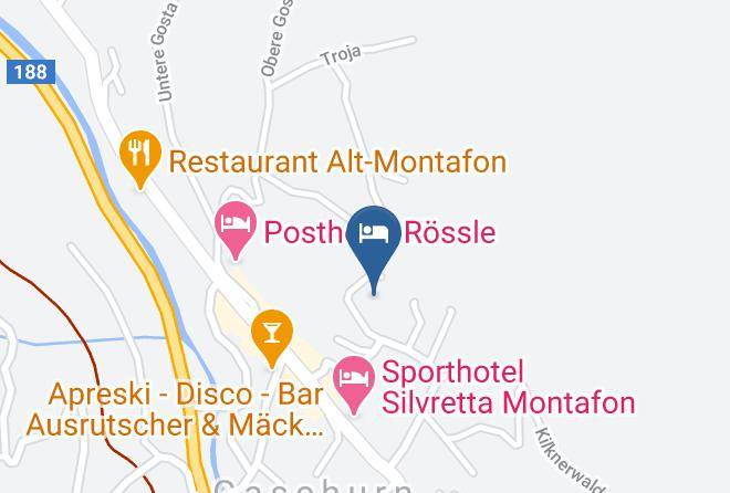 Bludenz - Hotel Sonnblick Maps