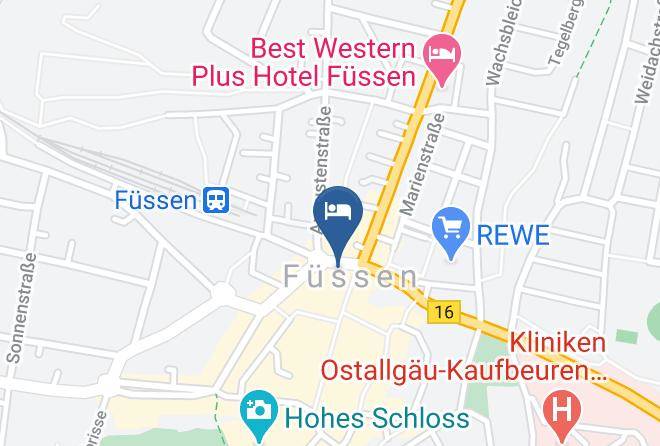 Ostallgau - Hotel Sonne Fussen Maps