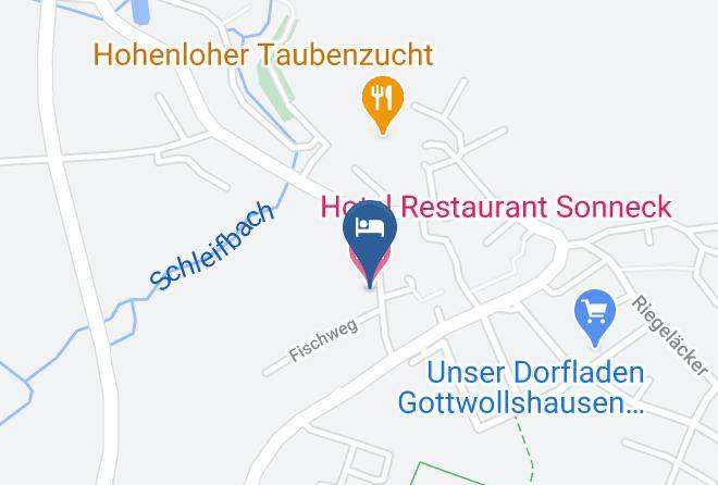 Schwabisch Hall - Hotel Restaurant Sonneck Maps