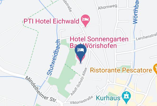 Unterallgau - Hotel Sonnengarten Bad Worishofen Maps