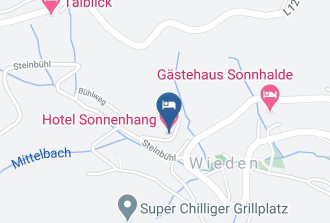 Lorrach - Hotel Sonnenhang Maps