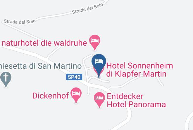 Bolzano - Hotel Sonnenheim Di Klapfer Martin Maps