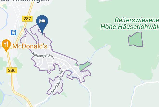 Bad Kissingen - Hotel Sonnenhugel Maps