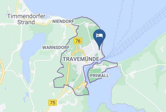 Hotel Sonnenklause Travemunde Map