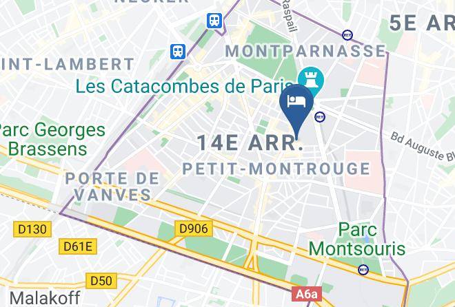 Hotel Sophie Germain Paris Map