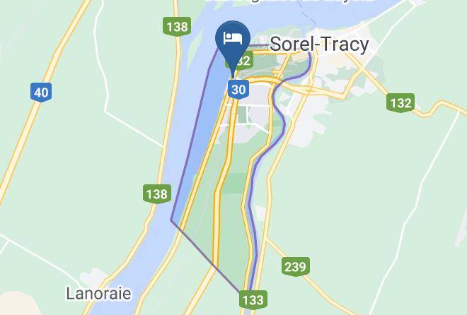 Pierre De Saurel Regional County Municipality - Hotel Sorel St Lawrence River Maps