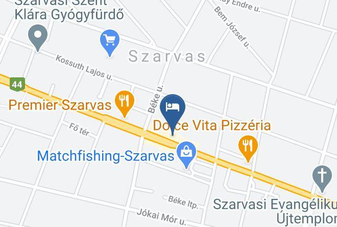 Szarvas - Hotel Sormester Maps