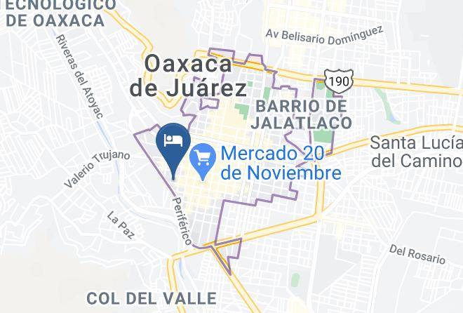 Oaxaca De Juarez - Hotel Sosa Maps