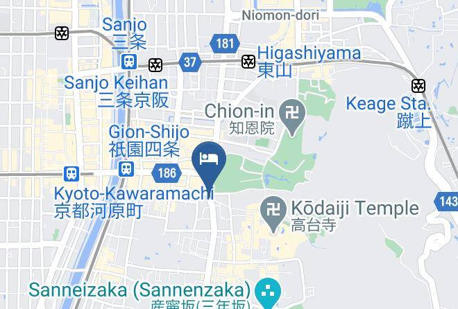 Kyoto City Higashiyama Ward - Hotel Sou Kyoto Gion Maps