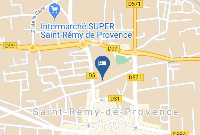 Bouches Du Rhone - Hotel Sous Les Figuiers Saint Remy De Provence Maps