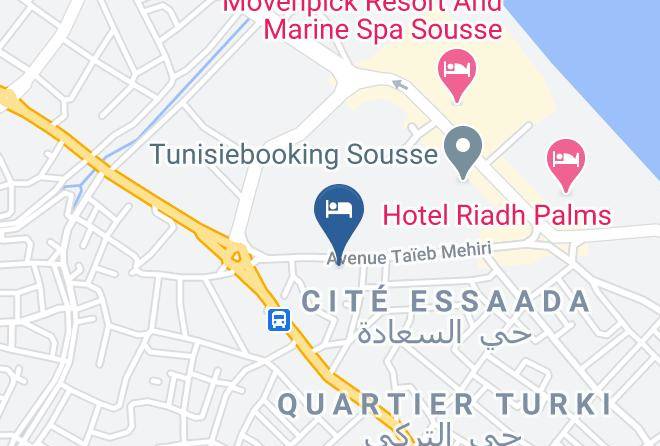 Tunisia - Hotel Soussana 2 Maps