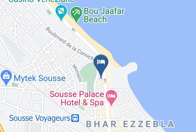 Tunisia - Hotel Sousse Azur Maps