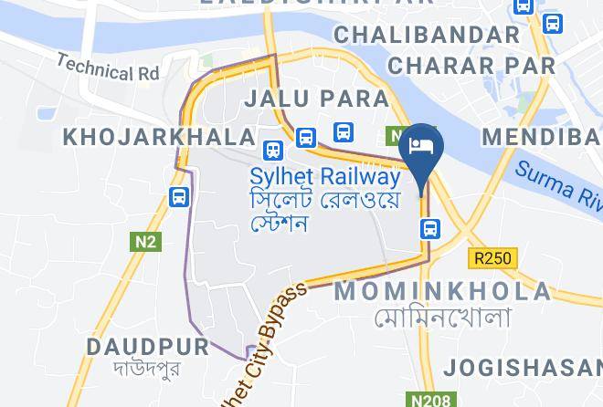 Chittagong - Hotel South City Maps