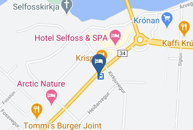 Sveitarfelagi Arborg - Hotel South Coast Maps