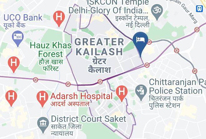 New Delhi - Hotel South View Maps