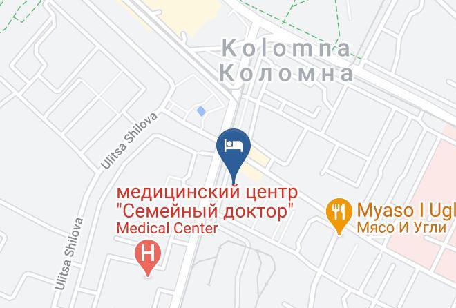Kolomna - Hotel Sovetskaya Maps