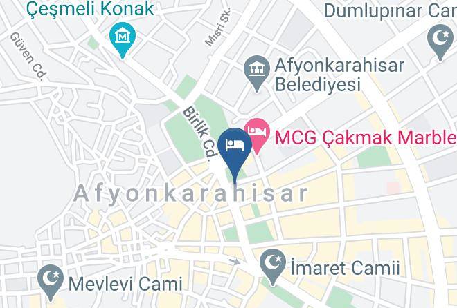 Afyonkarahisar - Hotel Soydan Maps