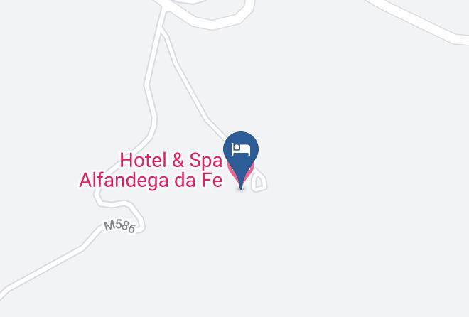 Hotel & Spa Alfandega Da Fe Map