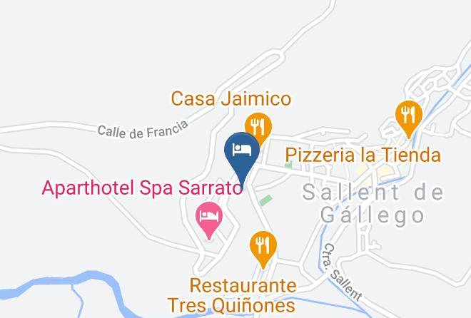 Huesca - Hotel & Spa Bocale Sallent De Gallego Maps