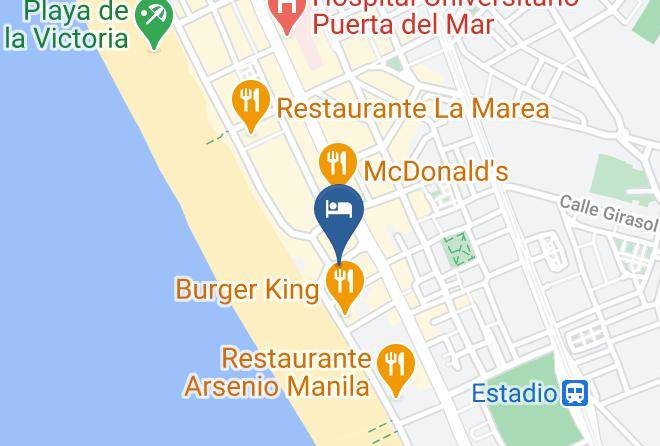 Cadiz - Hotel Spa Cadiz Plaza Maps