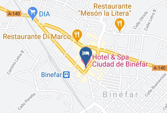 Huesca - Hotel & Spa Ciudad De Binefar Maps