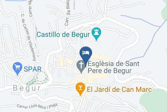 Girona - Hotel Spa Classic Begur Maps