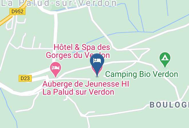 Hotel & Spa Des Gorges Du Verdon Map