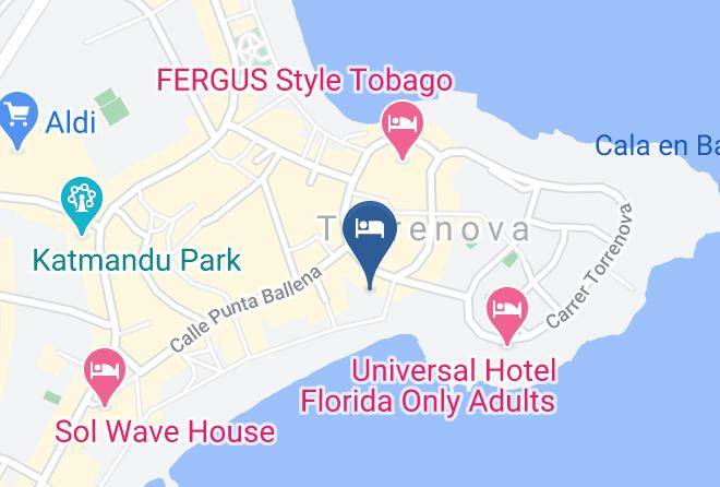 Hotel Spa Flamboyan Caribe Map